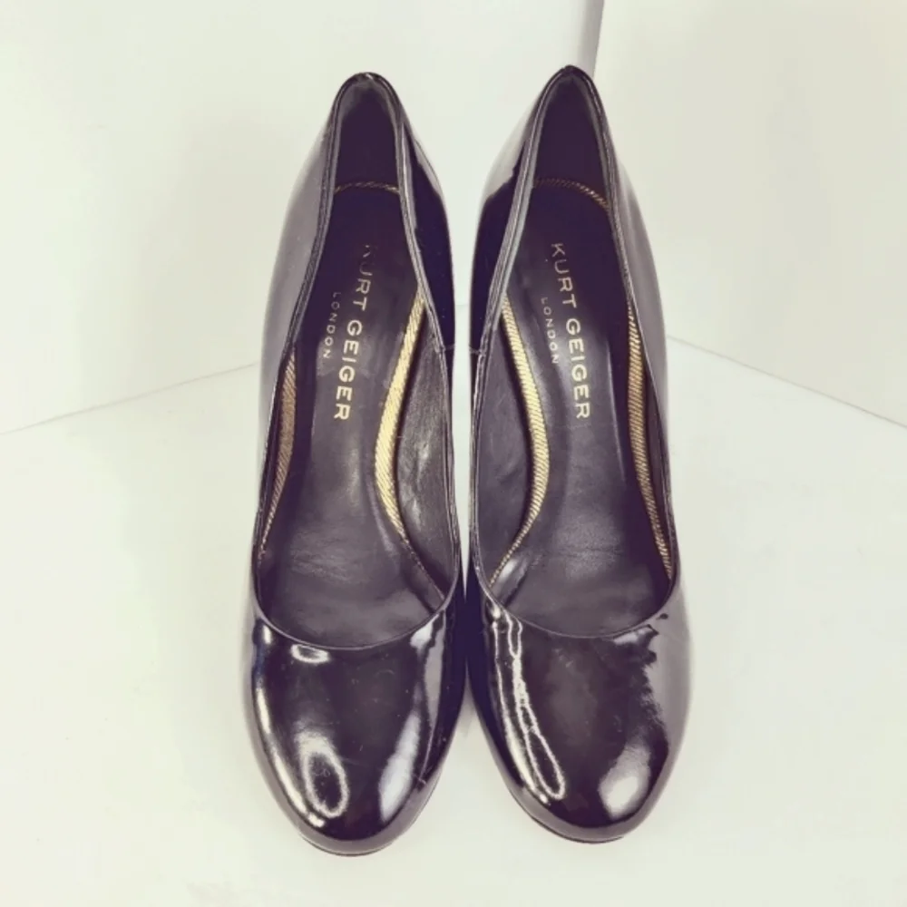 Kurt Geiger Black Patent Leather Stiletto Pumps 4
